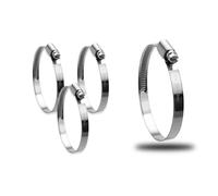 Offgridtec Fascette stringitubo V2A in acciaio inox 60-80 mm, certificate DIN 3017, banda 9 mm, resistenti alla corrosione e a tenuta stagna, per fissaggio sicuro di tubi e tubi flessibili (4 pezzi)