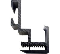 Offgridtec morsetto di fissaggio per microinverter, montaggio sul retro per telai di moduli solari da 28-50 mm, adatto a tutte le comuni marche di microinverter, in acciaio inox e alluminio, nero