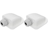 Offgridtec Passacavo per Tetto a 1 Scomparto, Bianco, per Cavi di Diametro 13-18 mm (Confezione da 2)