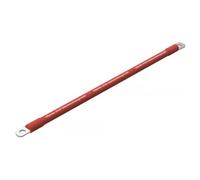 Offgridtec Ponte per cavi per batteria, 25 mm², doppio cavo ad anello M8, cavo DC ad alta corrente per batterie, inverter e barche, flessibile, resistente a olio, raggi UV e fiamma (0,2 m rosso)