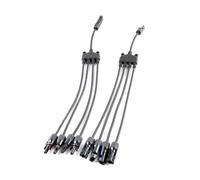 Offgridtec® Presa a 4 prese di derivazione a T, con cavo di prolunga da 6 mm² da 20 cm