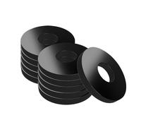 Offgridtec Rondelle in acciaio inox V2A M8 x 20 mm, resistenti alla corrosione, per montaggio solare, edilizia, elettronica, automobilistica e industriale, 50 pezzi, nero