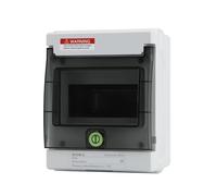 Offgridtec Scatola di distribuzione con 6 moduli e guida DIN, IP66 resistente ai raggi d'acqua, resistente ai raggi UV, antipolvere, chiudibile, resistente a temperature fino a 650 °C, interni/esterni