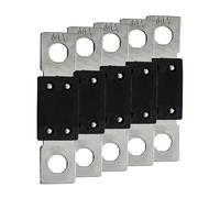 Offgridtec Set 5 fusibili MEGA 60 A 70 V per sistemi CC 48 V, fusibili a lama con terminali in rame, bassa resistenza di contatto, protezione scintille, montaggio a vite, RoHS e UL
