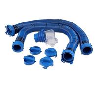 Offgridtec® Set di tubi di scarico per camper senza attrezzi, ideali per lo scarico dell'acqua e delle acque reflue