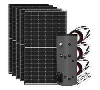Offgridtec Sistema solare 440 W con caldaia ibrida Fothermo da 30 litri per il trattamento dell'acqua calda