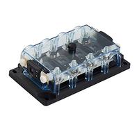 Offgridtec® Supporto per fusibile MEGA a 4 vie con supporto per fusibile di ricambio