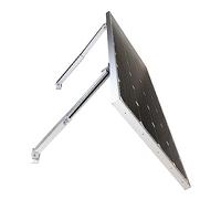 Offgridtec Supporto Regolabile per Montaggio di Pannelli Solari su Tetto Piano, Alluminio, Inclinazione 10°-60°, Braccio 38-67 cm, Resistente alla Corrosione, con Viti