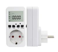 Offgridtec Timer con interruttore crepuscolare per presa Schuko, 230 V, 50 Hz, max. 16 A