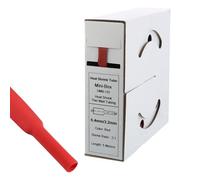 Offgridtec - Tubo termoretraibile da 5 m, 6,4 mm > 3,2 mm, colore: Rosso