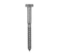 Offgridtec Viti a testa esagonale in acciaio inox per legno M8 DIN571, elementi di fissaggio per carichi pesanti resistenti alla corrosione per edilizia, elettronica, industria automobilistica e