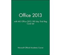 Office 2013 with MS Office 2013 180 day Trial Reg Card Set