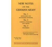 Office August 1 New Notes on the German Army. No.1 Armoured a (Copertina rigida)