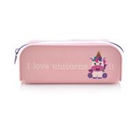 office box - Porta tutto in silicone con disegni stampati, ideale da indossare e proteggere, chiusura lampo e tocco ultra soft - 20 modelli diversi - lavabile e resistente., multicolore, Unicorns