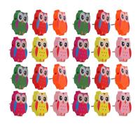 Office Cork Board Push Pins 30Pcs Cute Owl Design Wood and Metal Thumbtacks