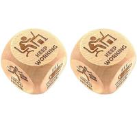 Office Decision Dice,Activity Dice for Adults Working Decision Dice Christmas Birthday Gifts for Women Men Friend Coworker Couple Dices Gifts for Him Her Anniversary Valentines day gift (2PCS)