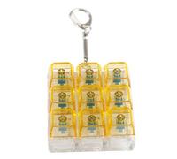 Office Desk Gadget 9 Chiave Light Up Keychains Tester Stress Relief KeyCaps Strumento per Appassionati Tastiere Clicky Stress Relief Gadget Gadget