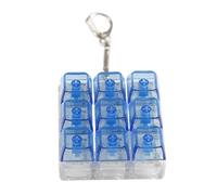 Office Desk Gadget 9 Chiave Light Up Keychains Tester Stress Relief KeyCaps Strumento per Appassionati Tastiere Clicky Stress Relief Gadget Gadget