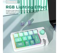 Office gamer tastiera da gioco meccanico RGB Backlight Numpad Women Men