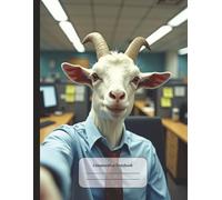 Office Goat Composition Notebook: Business Goat Taking a Selfie | College Ruled Book for Work or School, Writing, Journaling and more | 8.5 x 11 ... Students and Animal Lovers of Goats