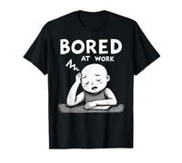 Office Humor Lovers Bored at Work Funny Lazy Workers Maglietta
