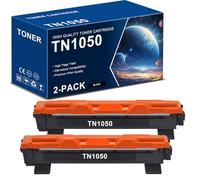 Office Ink Toner Sostituzione di cartucce toner compatibili per TN1050 da utilizzare con HL-1110 DCP-1510 HL-1210W DCP-1610W HL-1112 MFC-1810 HL-1212W MFC-1910W DCP-1612W DCP-1512 (2 pezzi)