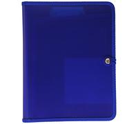 Office KB624 Plus-Cartellina con miniclip e chiusura: Blu