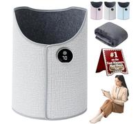Office Leg Warmer Under Desk, Foldable Foot Knee Legs Heater, Portable Folding Rollable Electric Heating with Soft Blanket for Family, 360° Fully Enclosed Heating, 5-Speed Adjustment(#C)