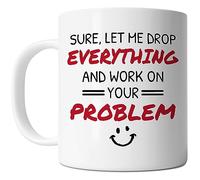 Office - Let Me Drop Everything And Work On Your Problem Tazze Con Manico Tazze Da Caffè In Ceramica Tazza Per Uso Domestico Donna Bevande 330Ml