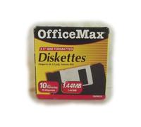 Office Max 3.5 Dischetti IBM formattati 10/Pack 1.44MB OfficeMax 3.5" Dischetti