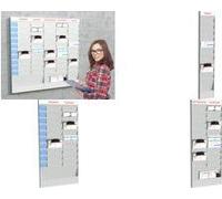 Office muro di flusso di carta Büroplaner 20 compartimenti, A4, elemento di espansione grigio, realizzato in polistirene di al NEW