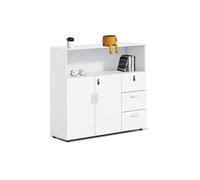 Office nizer - Armadietto portadocumenti multi cassetto con cassetti bloccabili, divisori e classificatori bassi per uno spazio di lavoro efficiente