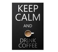 Office notebook Keep Calm I Have and drink coffee 6x9 Lined Work Notebook, 100 Page Office Gift For Adults | Secret Santa Card Alternative Gift Idea