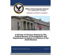 Office of the I A Review of Various Actions by the Federal Bu (Copertina rigida)