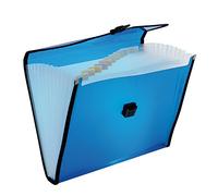 Office Plus 4-12/180422 - Portadocumenti, espandibile, colore: blu