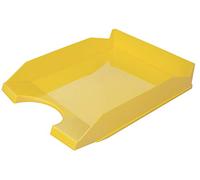 OFFICE PRODUCTS 18016021-06 - Vaschetta portacorrispondenza da scrivania, in polistirene/PP, formato A4, colore: Giallo