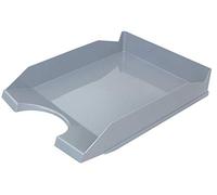 OFFICE PRODUCTS 18016021-10 - Vaschetta portacorrispondenza da scrivania, in polistirene/PP, formato A4, colore: Grigio
