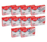 Office PRODUCTS 18072329-19 - Graffette per graffette, 23/8, argentate, 10.000 pezzi (10 x 1000 pezzi)
