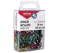 Office Products 18082865 - 99 clip di lettera laccato, 28 mm nella scatola, 100 pezzi