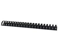 OFFICE PRODUCTS 20243915-05 - Spirali in plastica, 50 pezzi, DIN A4, 38 mm (350 pagine), rilegatura in plastica, colore: Nero