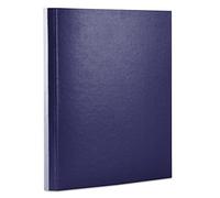 Office PRODUCTS 21187411-03 - Scatola portadocumenti con chiusura in velcro, formato A4, 4 cm, 3 alette, colore: Blu scuro