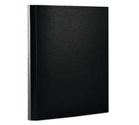 Office PRODUCTS 21187411-05 - Scatola portadocumenti con chiusura in velcro, formato A4, 4 cm, 3 alette, colore: Nero