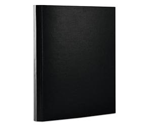 Office PRODUCTS 21187411-05 - Scatola portadocumenti con chiusura in velcro, formato A4, 4 cm, 3 alette, colore: Nero