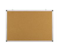 Office PRODUCTS Bacheca In Sughero, Bacheca 60x45 cm, Cornice In Alluminio, Ideale Per Casa E Ufficio, Montaggio Verticale E Orizzontale, 1 Pezzo