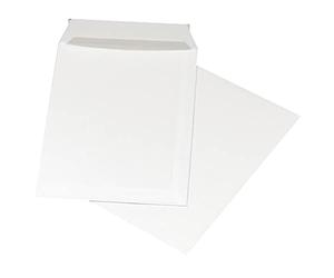Office PRODUCTS - Buste da lettera con nastro in silicone, formato C4, 229 x 324 mm, 90 g/m², 250 pezzi, colore bianco, formato C4, peso superficie (g/m2) -90, dimensioni (mm)-229 x 324