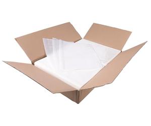 Office PRODUCTS - Buste per biglietti di consegna, formato DIN C5, 500 pezzi, confezione da 500 pezzi, autoadesive, trasparenti