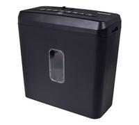 OFFICE PRODUCTS Distruggidocumenti/Taglio a frammenti/Taglio Trasversale/Tritadocumenti/Fino a 5 fogli A4/Cestino 8 l/Nero/Distruggi documenti personali e da ufficio
