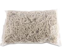 OFFICE PRODUCTS - Elastici in Gomma, Diametro 30 Mm, Spessore 1,5 X 1,5 Mm, Bian