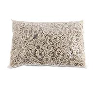Office PRODUCTS - Elastico in gomma, diametro: 20 mm, colore: bianco/peso: 1000 g, 1 kg, gomma domestica, gomma 60%, gomma per casa, ufficio, scuola
