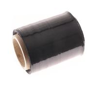 Office Products, pellicola elastica di colore nero, 1 rotolo di pellicola estensibile a mano, 110 m - 10 cm, 0,3 kg, netto 23 my, rotolo di pellicola estensibile, pellicola avvolgente, pellicola per